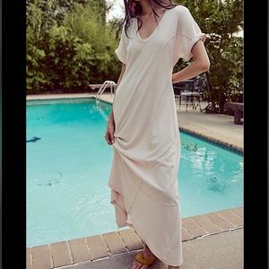 Free People Slouchy Meadow Tee Maxi Dress